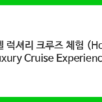 호텔 럭셔리 크루즈 체험 (Hotel Luxury Cruise Experience)