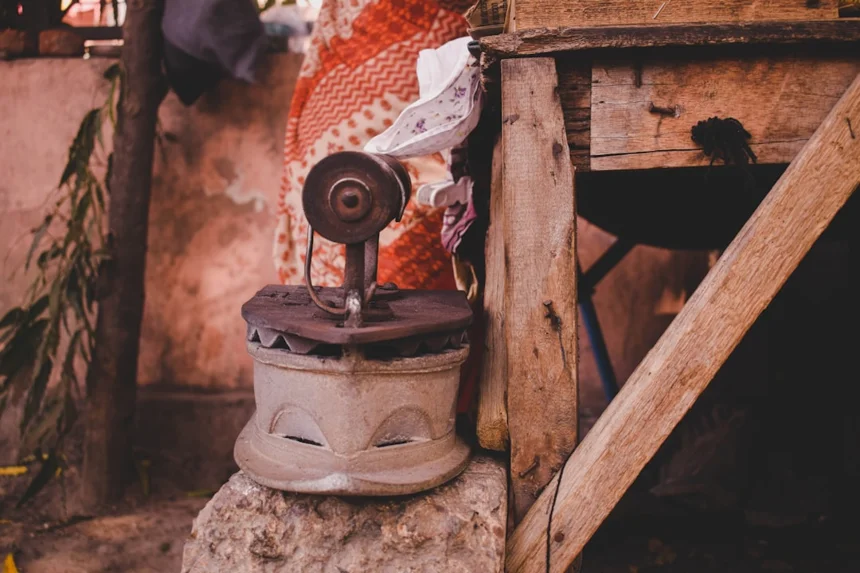 Steam iron.
