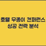 호텔 무종이 컨퍼런스 성공 전략 분석