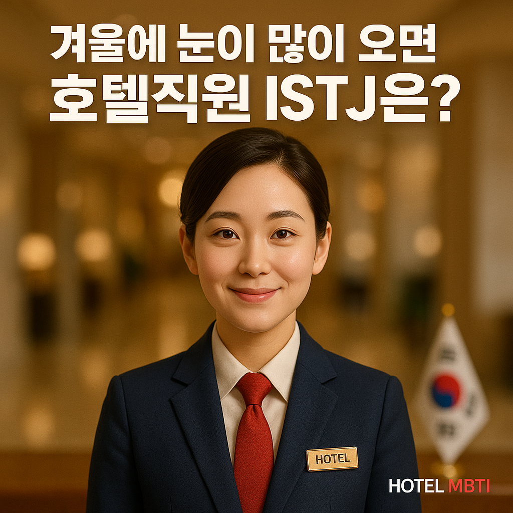 🏨'ISTJ'–겨울에 눈이 많이 오면?❄️