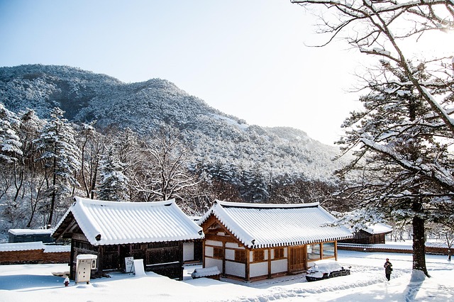Traditional hanok interior room in Andong