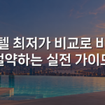 호텔 최저가 비교로 비용 절약하는 실전 가이드
