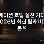 워케이션 호텔 실전 가이드 2026년 최신 팁과 비교 분석 워케이션 호텔 실전 가이드 2026년 최신 팁과 비교 분석