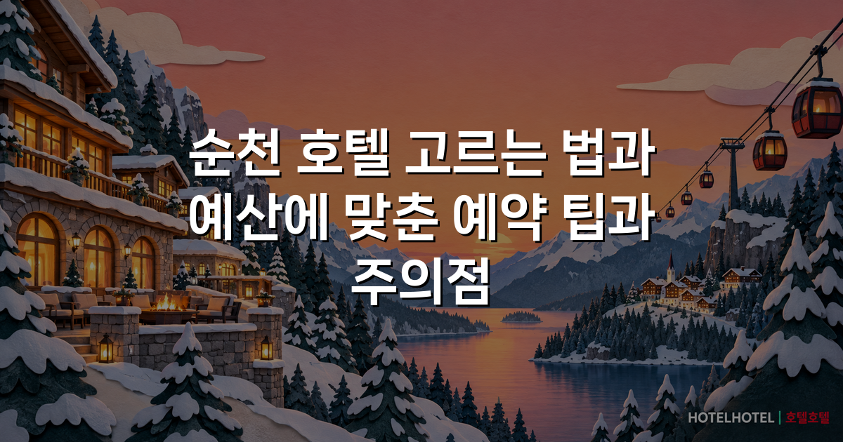 순천 호텔 고르는 법과 예산에 맞춘 예약 팁과 주의점 순천 호텔 고르는 법과 예산에 맞춘 예약 팁과 주의점